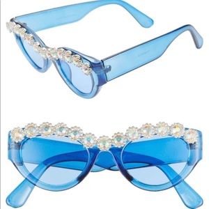 Rad + Refined Blue Nova Crystal Sunglasses 🕶